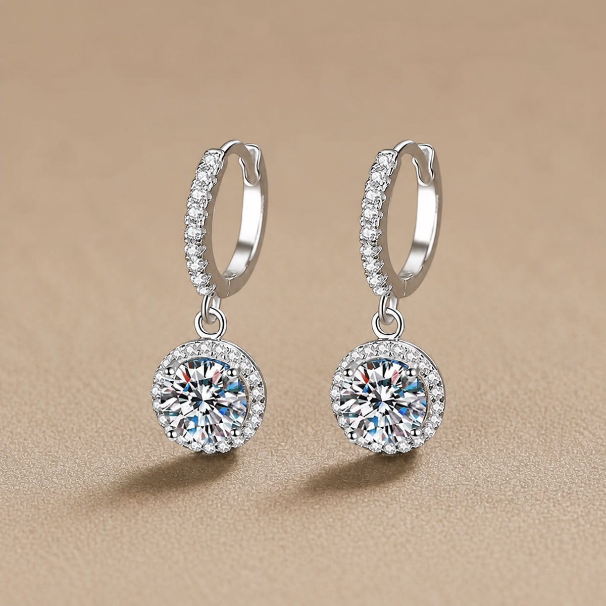 Lavish Hollow Zirconia Earrings