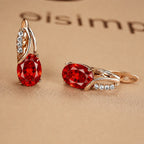 Varessa Ruberine Crystal Earrings