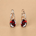 Veressa Ruberine Crystal Earrings