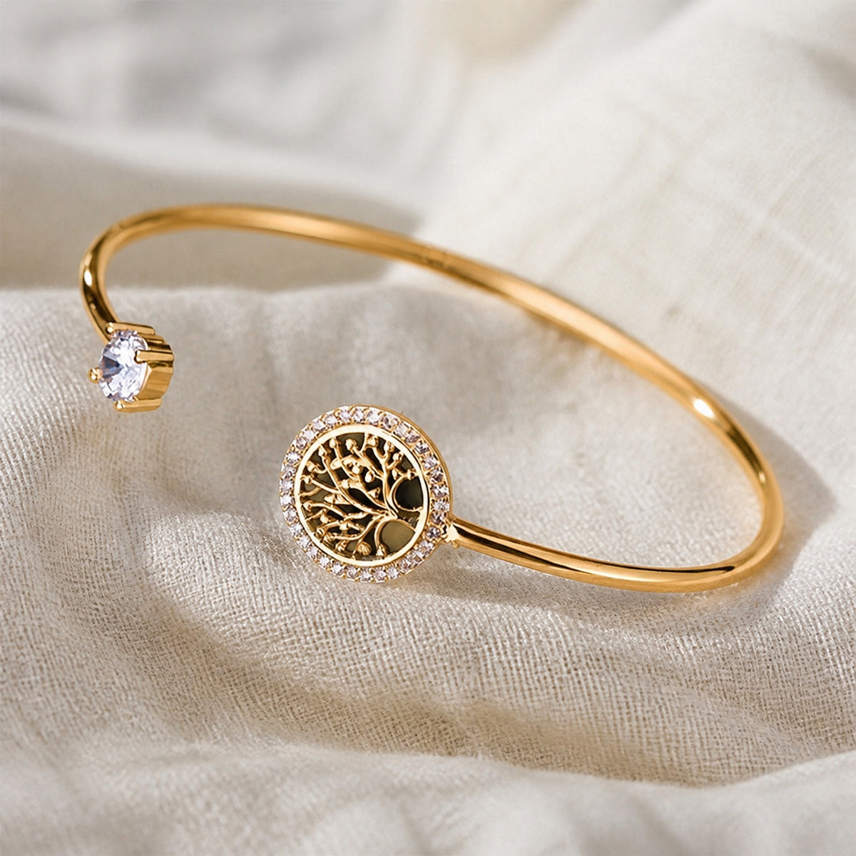 Adjustable Tree of Life Bracelet