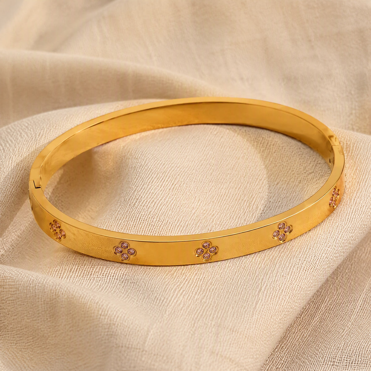Celestial Zirconia Gold Bracelet