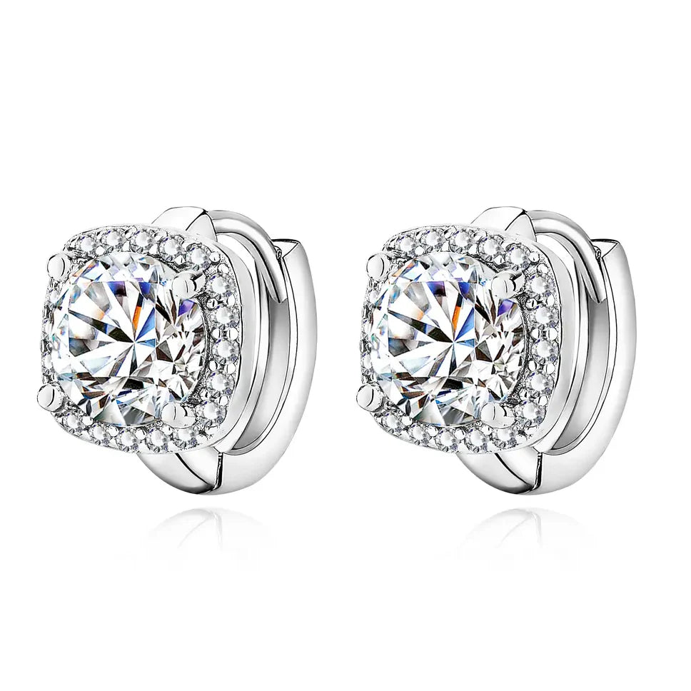 Nadine Gold Square Earrings