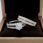 Eternal Radiance Gold Ring Set