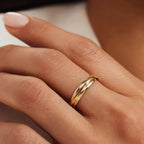 Léna Trielle White Gold Cross Ring