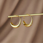 Luxe Drop Hoop Earrings