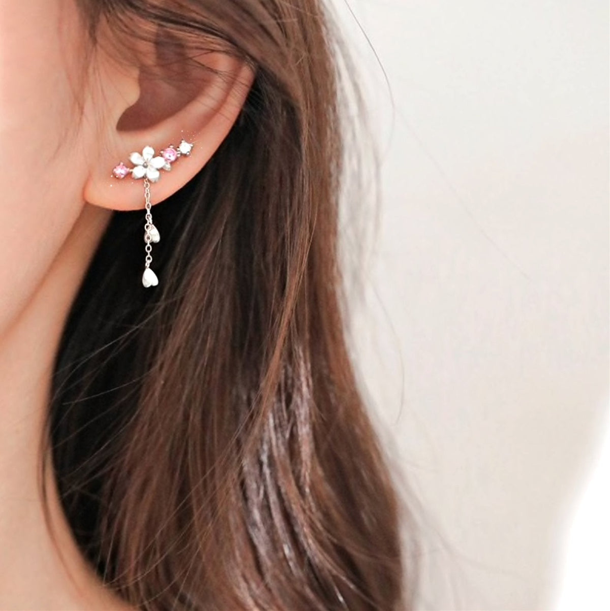 Sophisticated Cherry Blossom Earrings