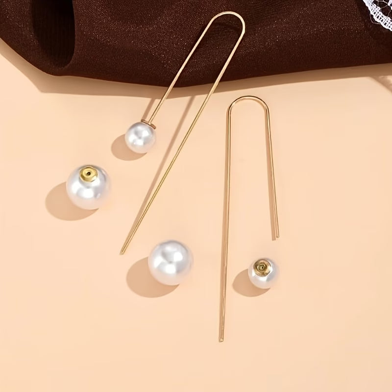 Radiant Pearl Statement Earrings