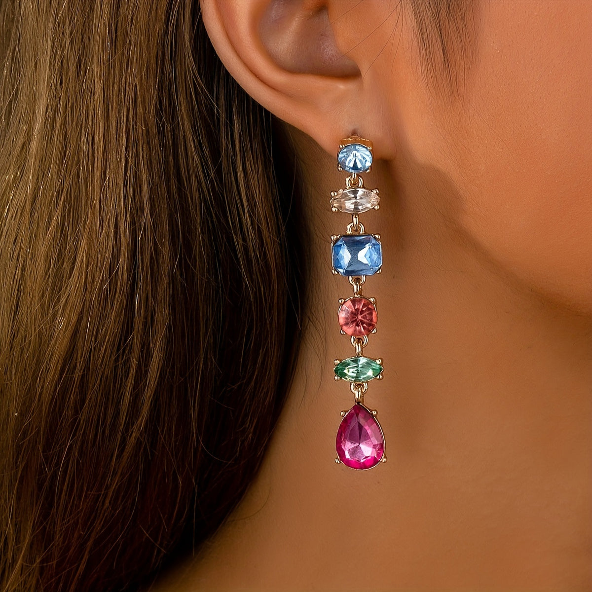 Luxe Vibrant Charm Earrings