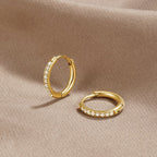Elegant Eternity Hoop Earrings