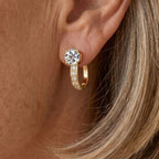 Luxury Gold Huggie Earrings