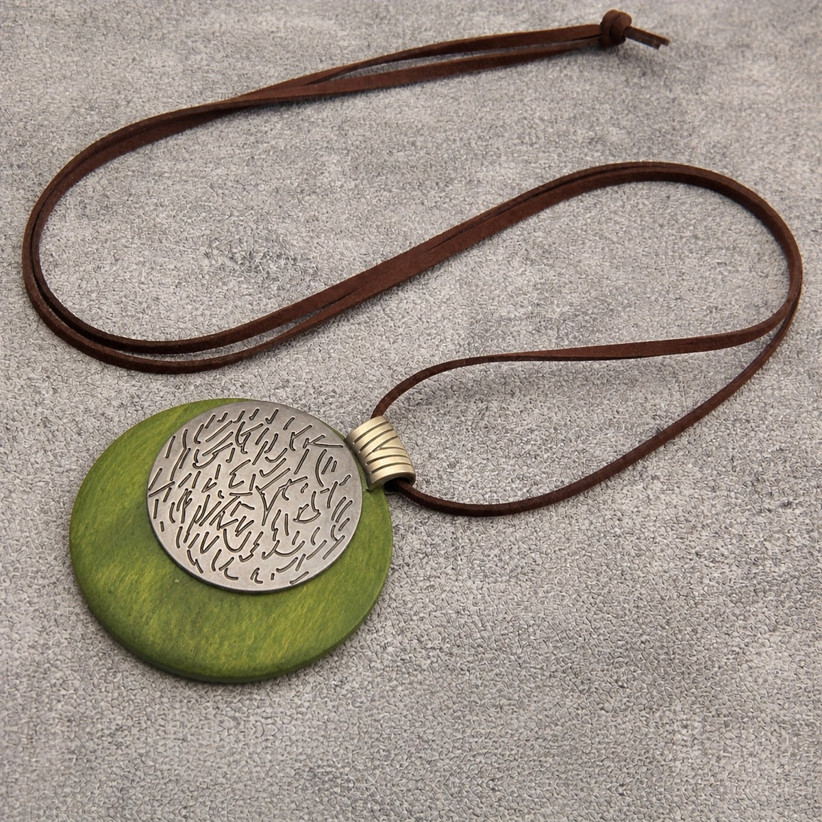Tribal Pendant Boho Necklace