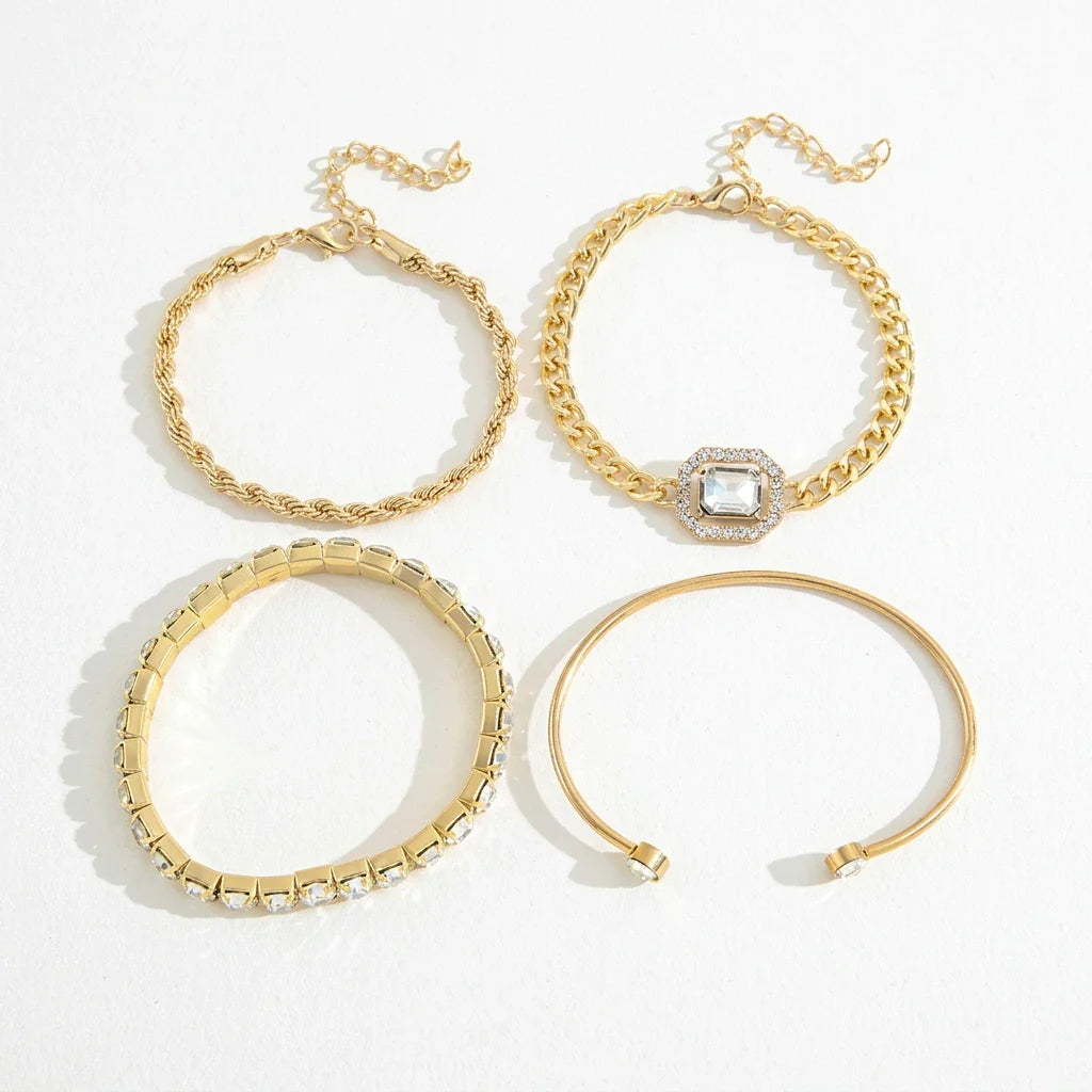 Domitia Calvina Gold Bracelet Set